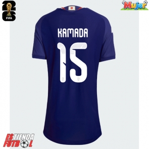 Japón Daichi Kamada #15 Primera Equipación Mujer Mundial 2026 Manga Corta